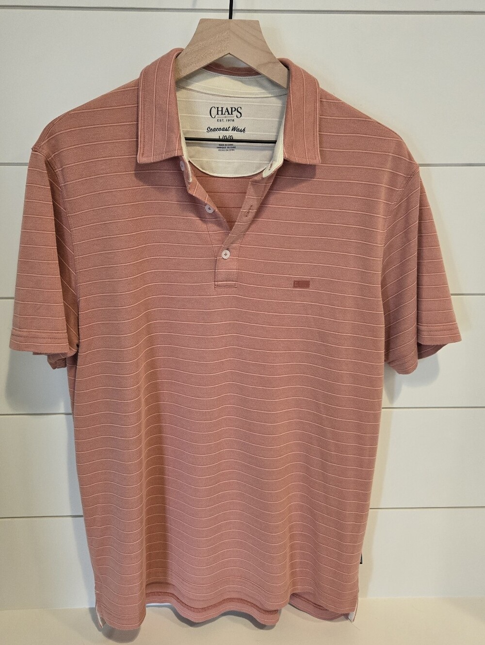 Chaps Men's Striped Polo